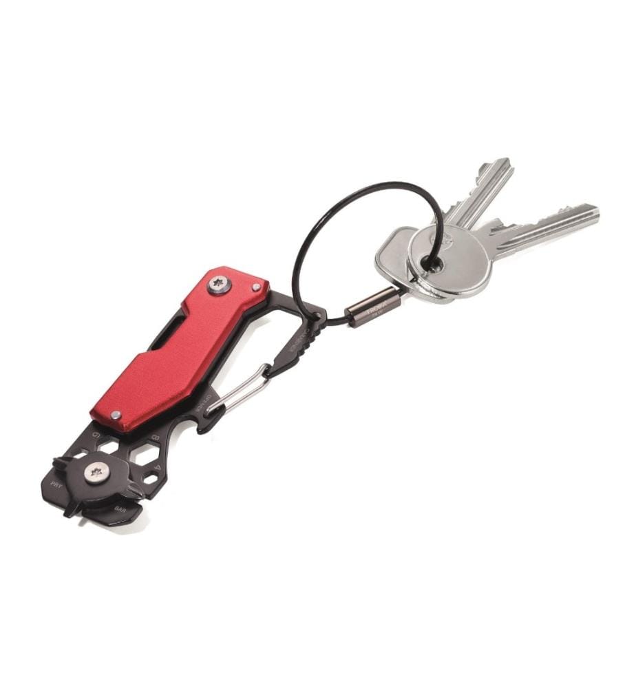 TROIKA - Taschenmesser Toolinator 10 Funktionen Rot/Schwarz