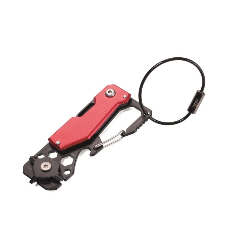 TROIKA - Taschenmesser Toolinator 10 Funktionen Rot/Schwarz