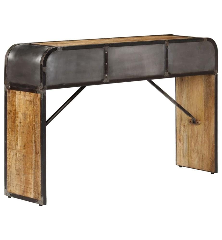 Buffet 120 x 30 x 75 cm Bois de manguier massif