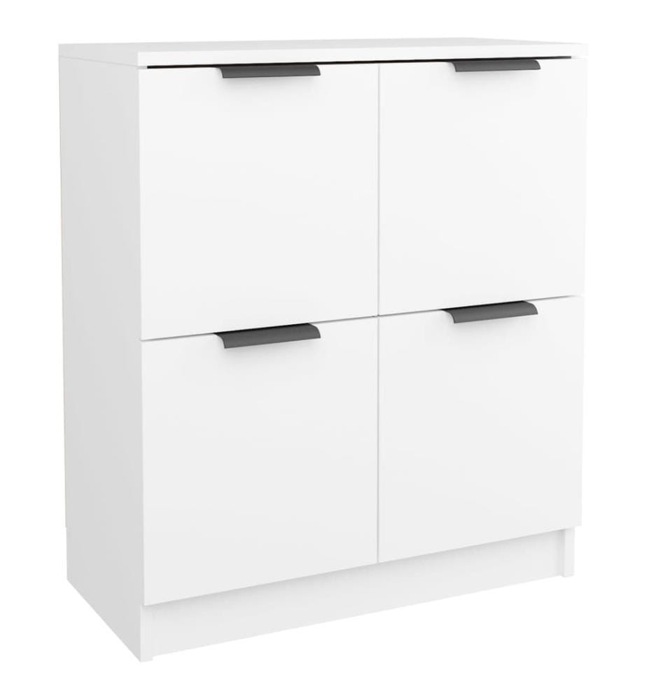 Sideboards 2 Stk. Weiss 60x30x70 cm Holzwerkstoff