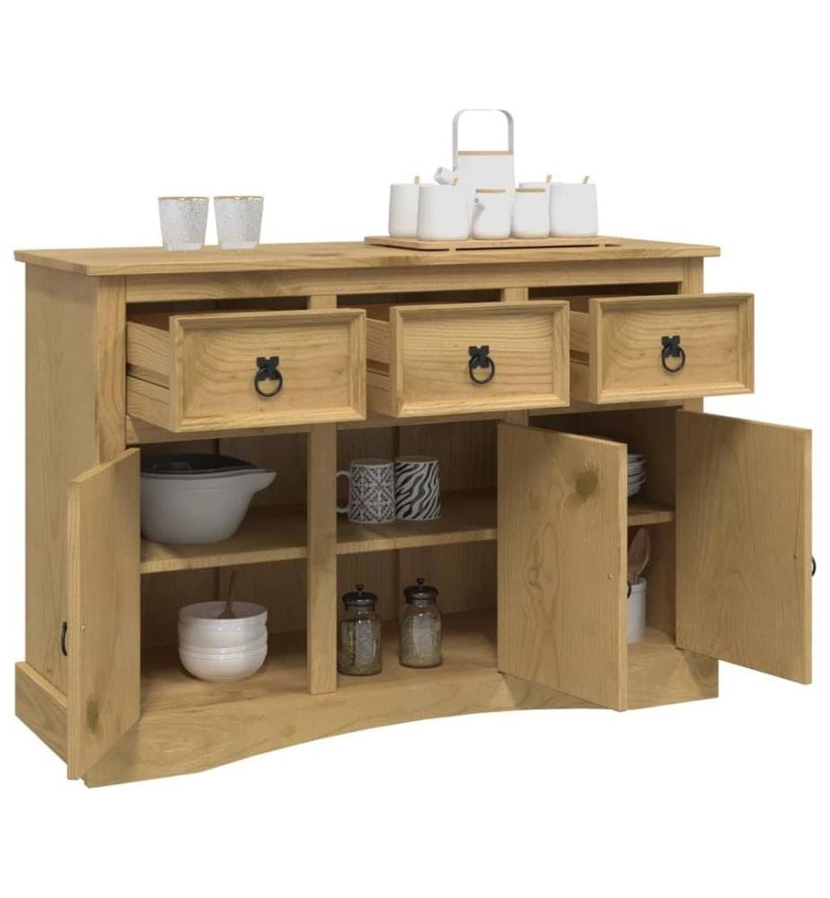 Buffet Corona 115x43x79,5 cm bois massif pin mexicain