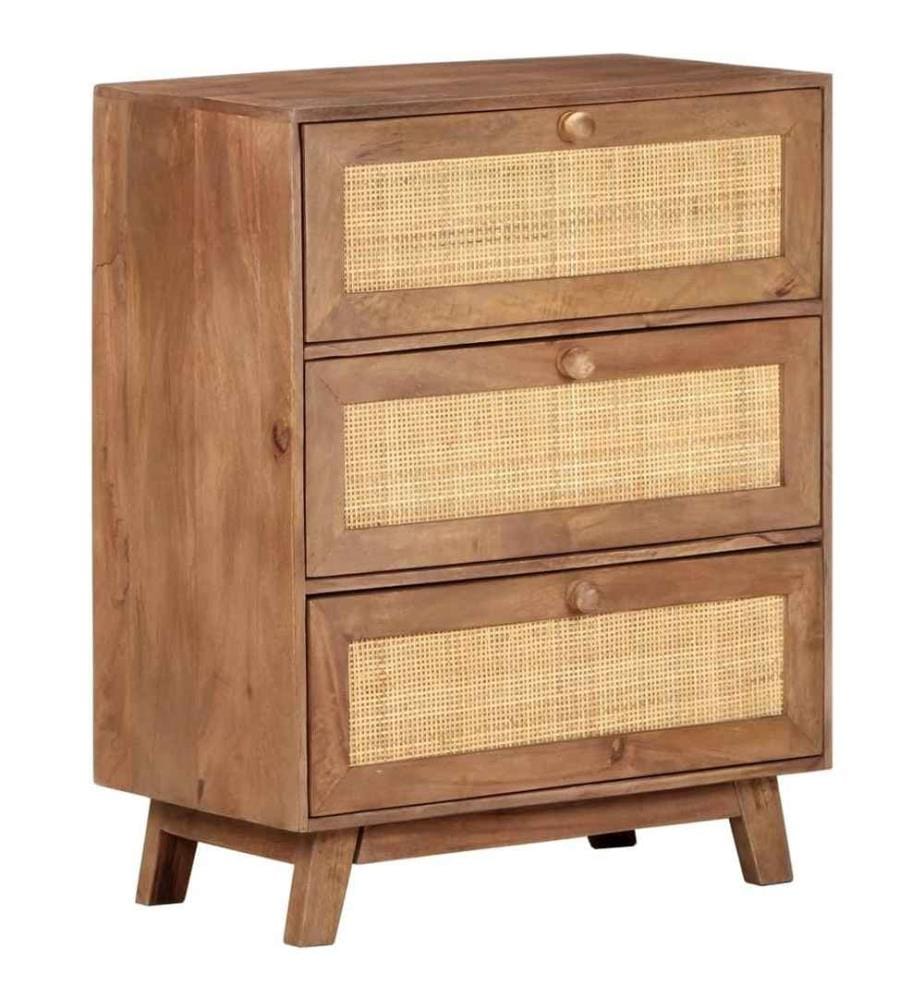 Sideboard 61x35x76 cm Massivholz Mango