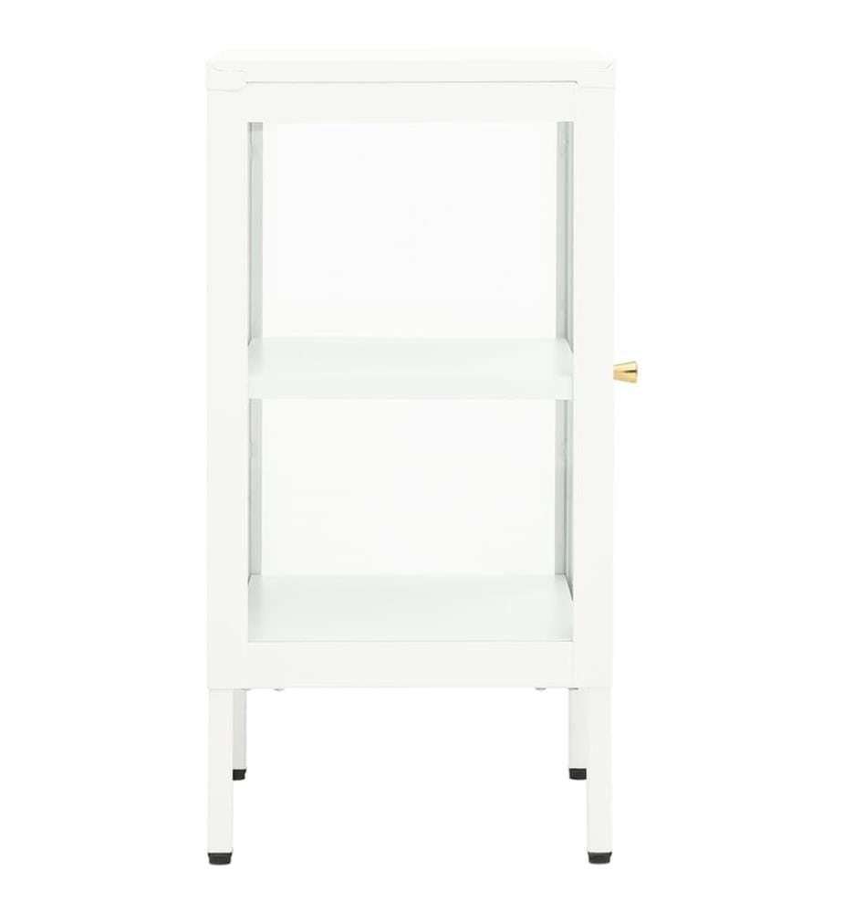 Sideboard 38x35x70 cm Metall und Glas