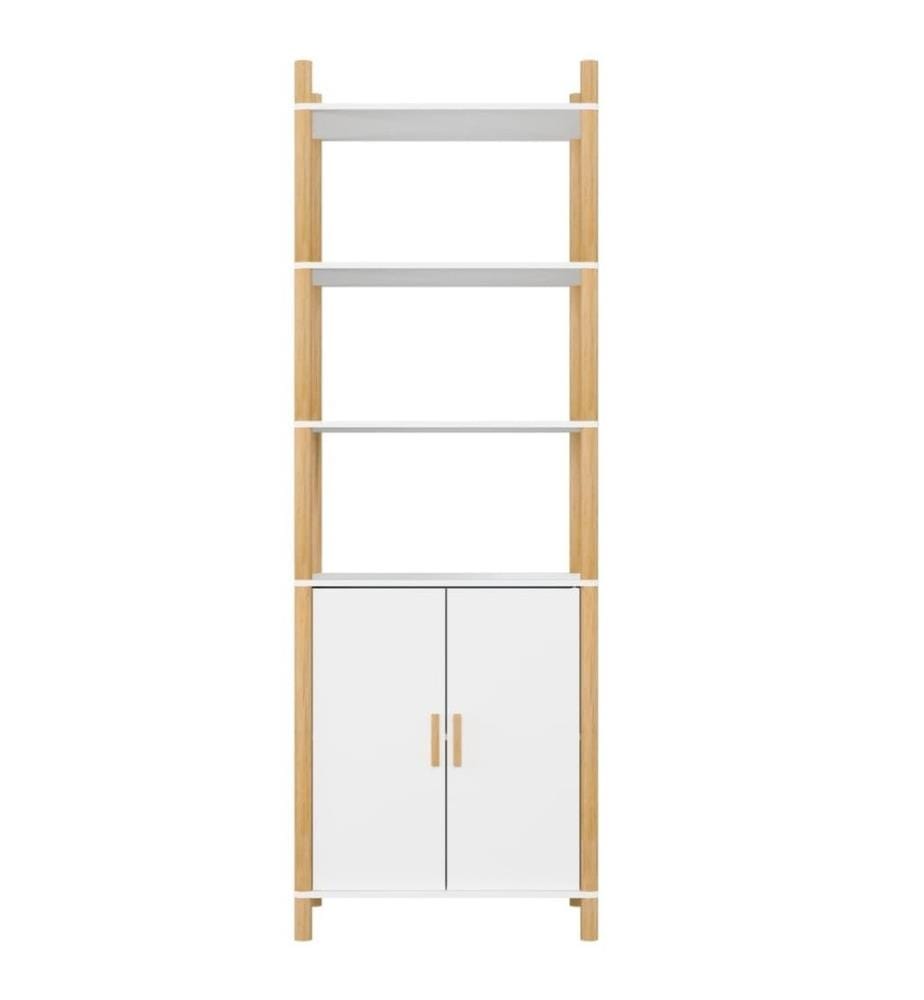 Buffet haut Blanc 60x40x173 cm Bois d'ingénierie