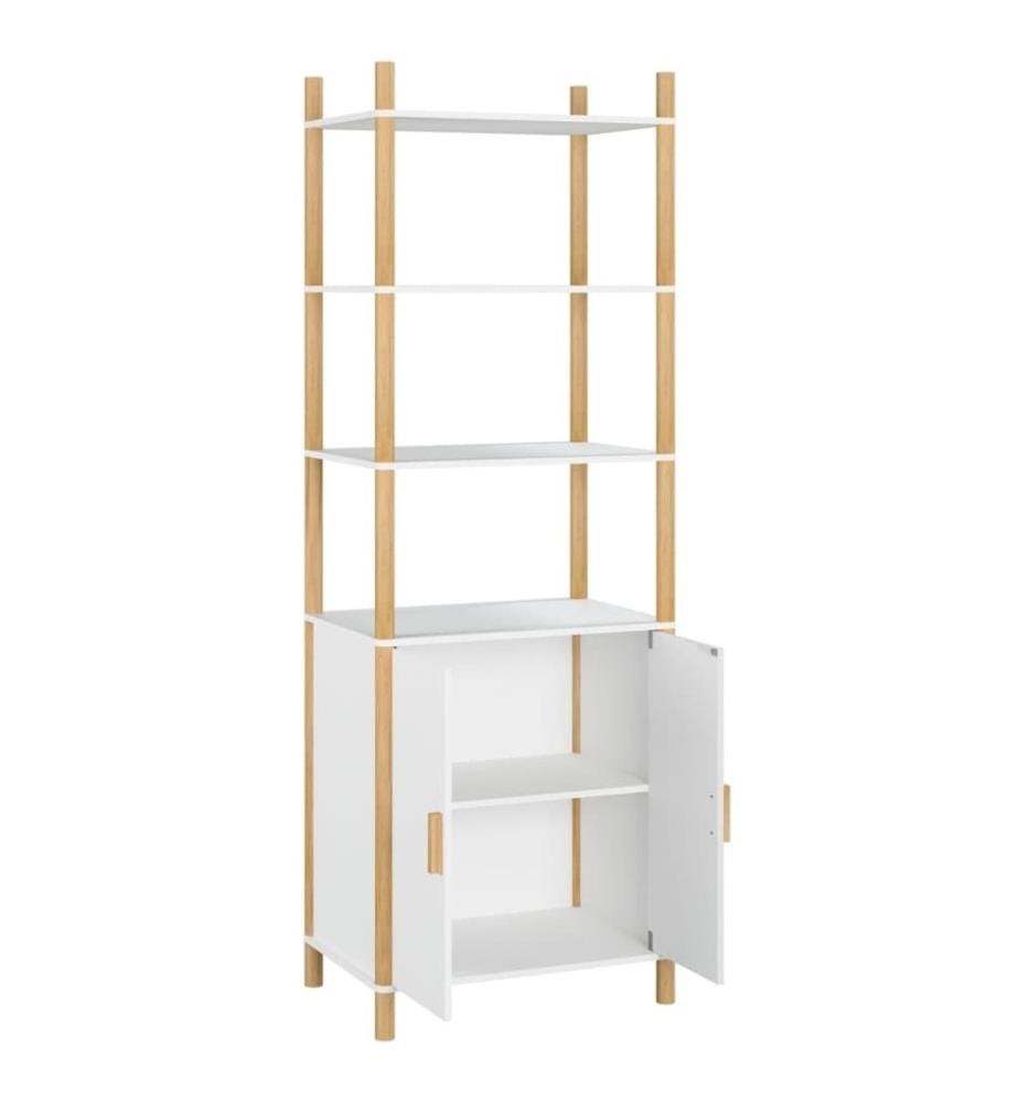 Buffet haut Blanc 60x40x173 cm Bois d'ingénierie