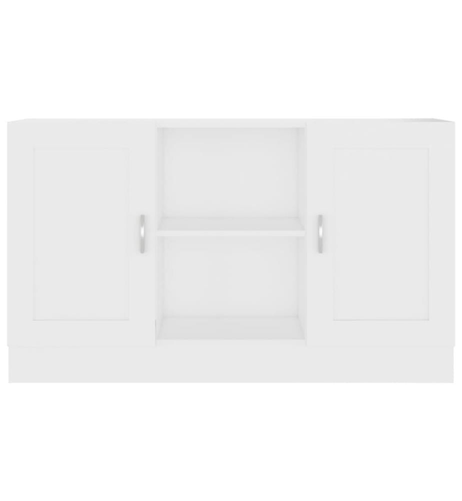 Buffet Blanc 120x30,5x70 cm Aggloméré
