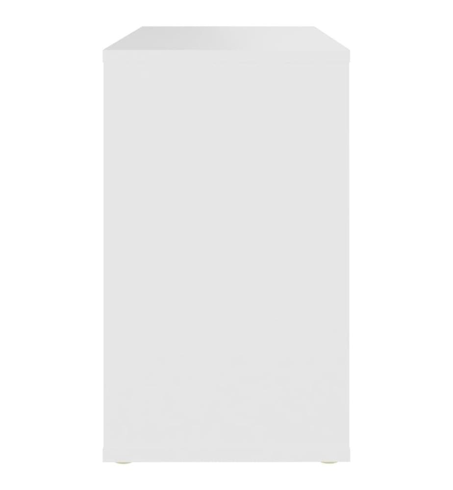 Beistelltisch Weiss 60x30x50 cm Holzwerkstoff