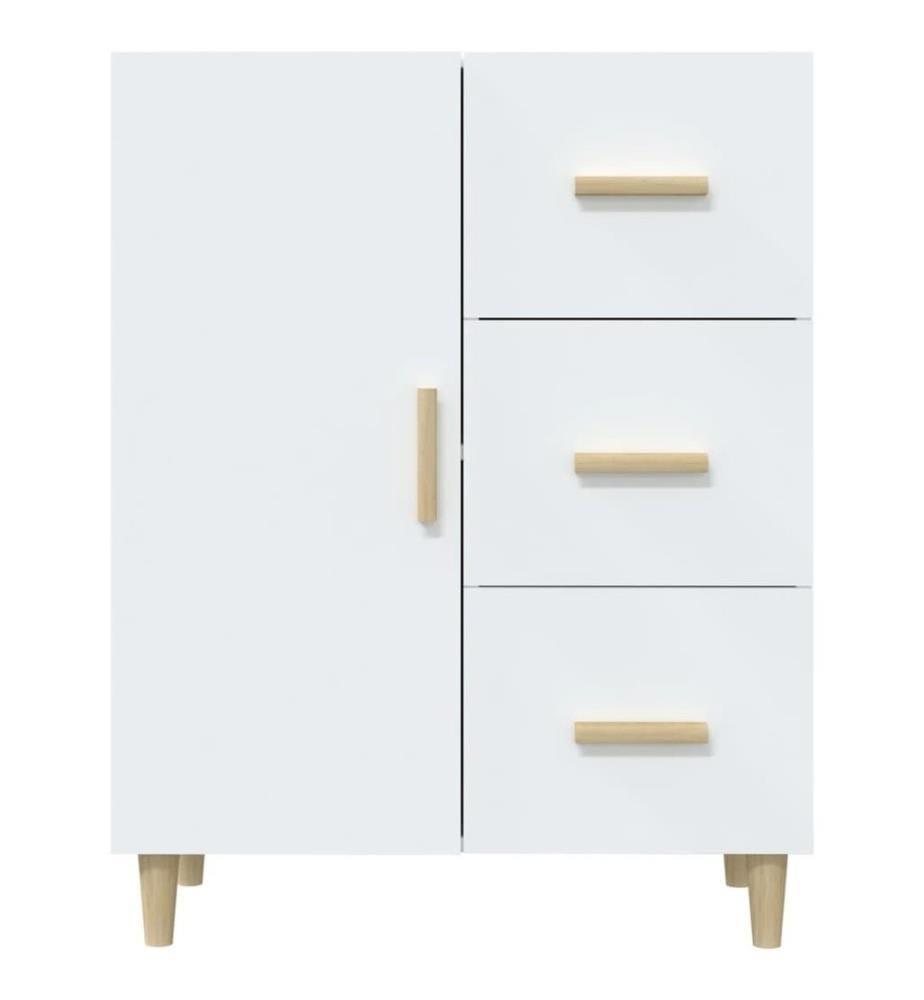 Buffet blanc 69,5x34x90 cm bois d'ingénierie