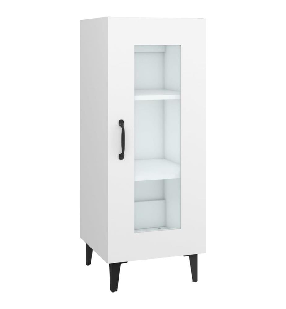 Buffet Blanc 34,5x34x90 cm Bois d'ingénierie