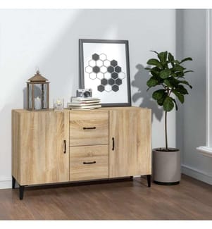 Sideboard Sonoma-Eiche 100x36x60 cm Holzwerkstoff
