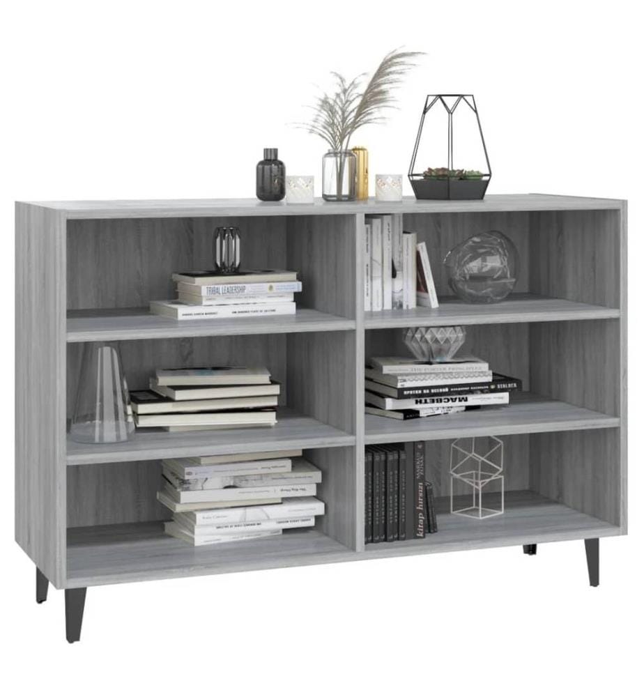 Sideboard Grau Sonoma 103,5x35x70 cm Holzwerkstoff