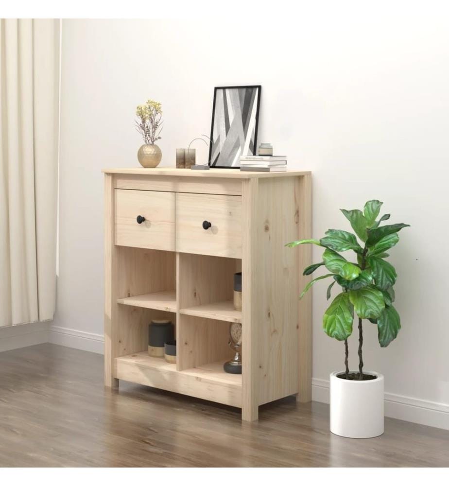 Buffet 70x35x80 cm Bois massif de pin