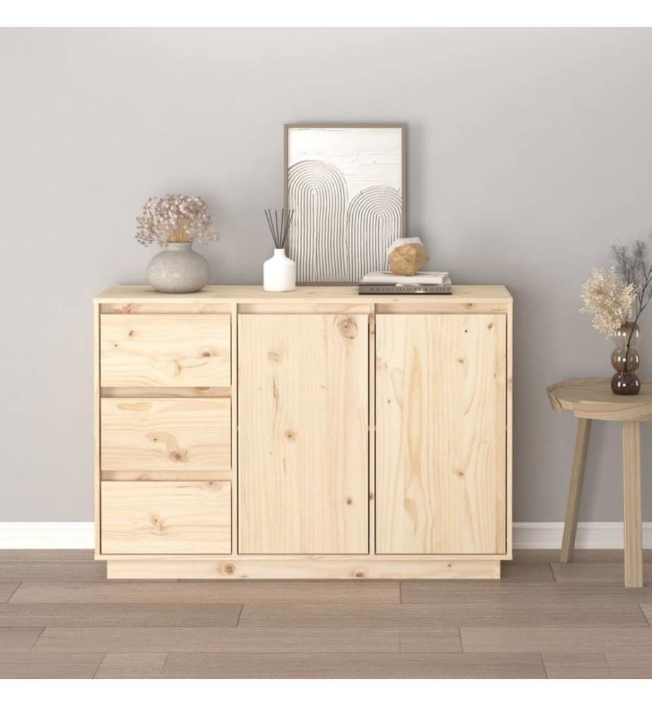 Buffet 111x34x75 cm Bois massif de pin