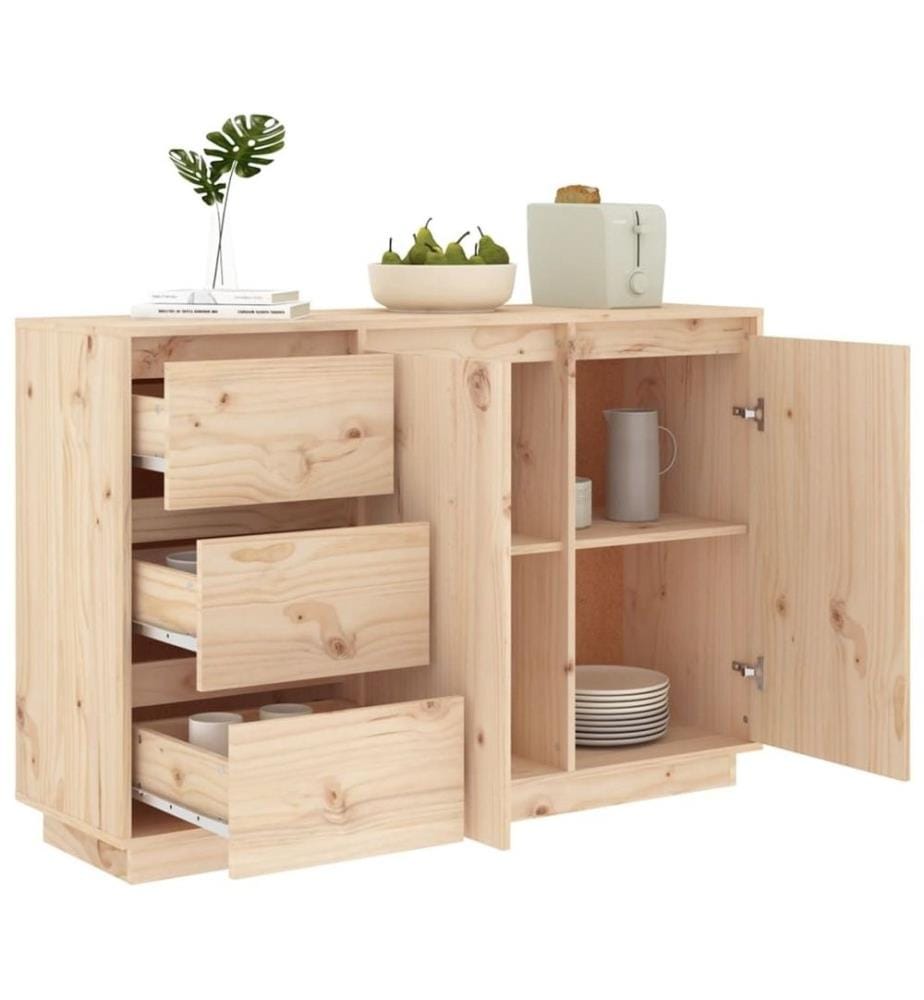Buffet 111x34x75 cm Bois massif de pin