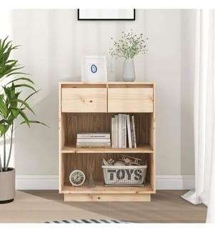 Armoire console 60x34x75 cm Bois de pin solide