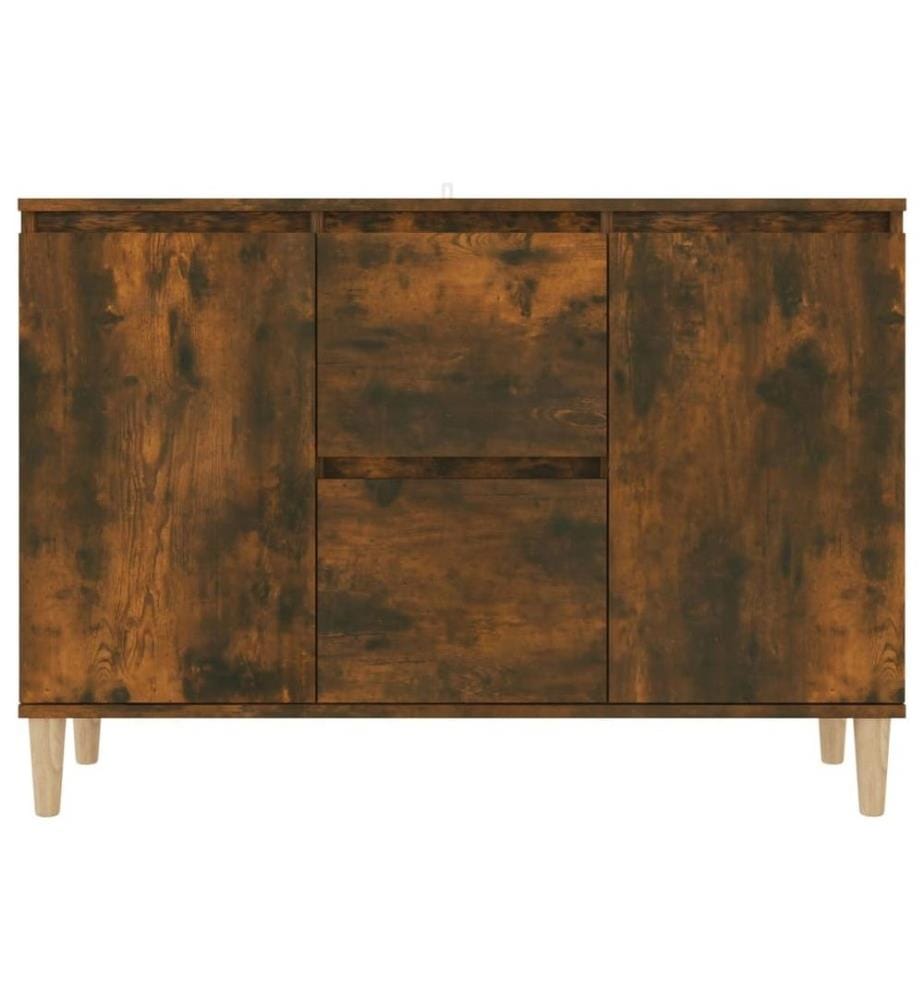 Buffet Chêne fumé 103,5x35x70 cm Bois d'ingénierie