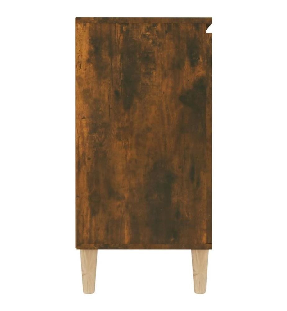 Buffet Chêne fumé 103,5x35x70 cm Bois d'ingénierie