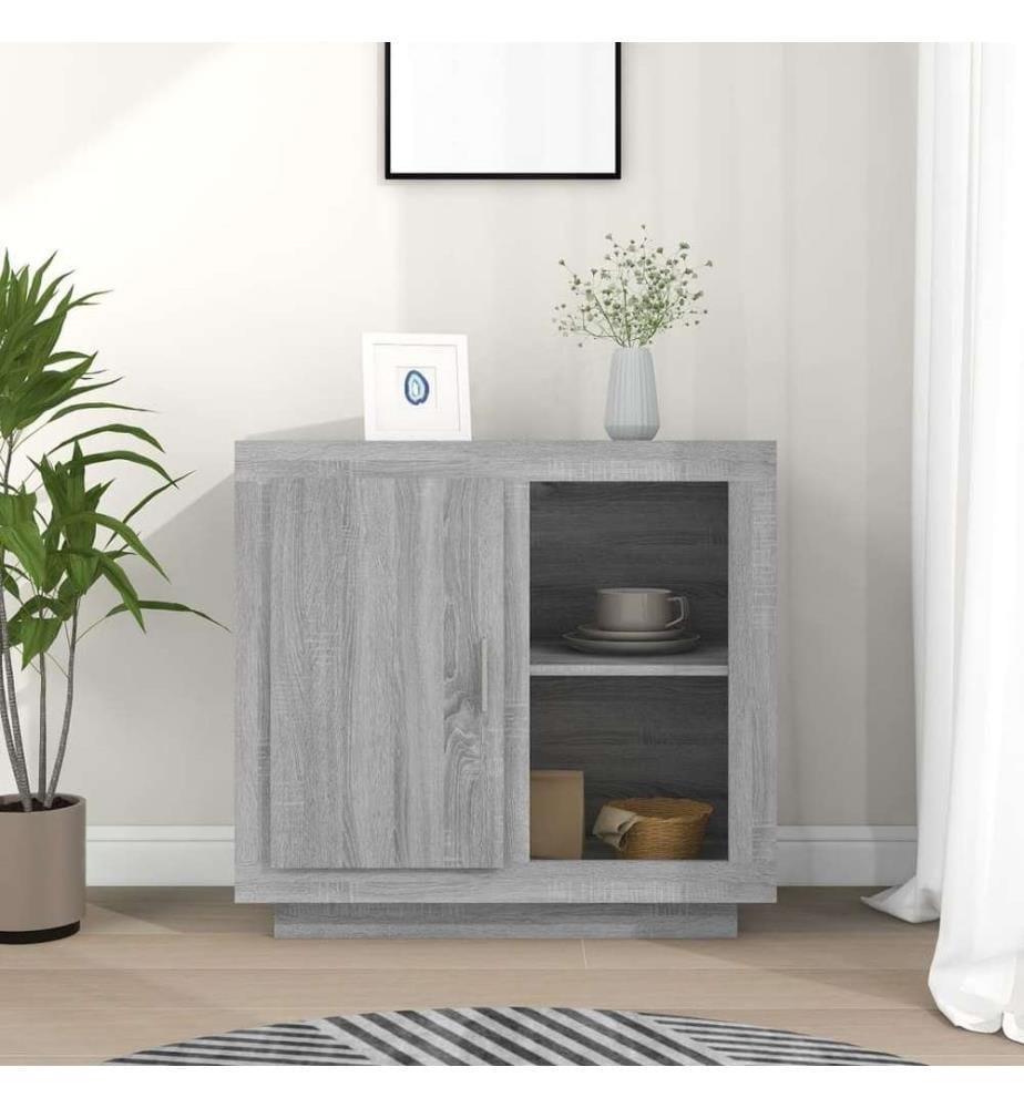 Sideboard Grau Sonoma 80x40x75 cm