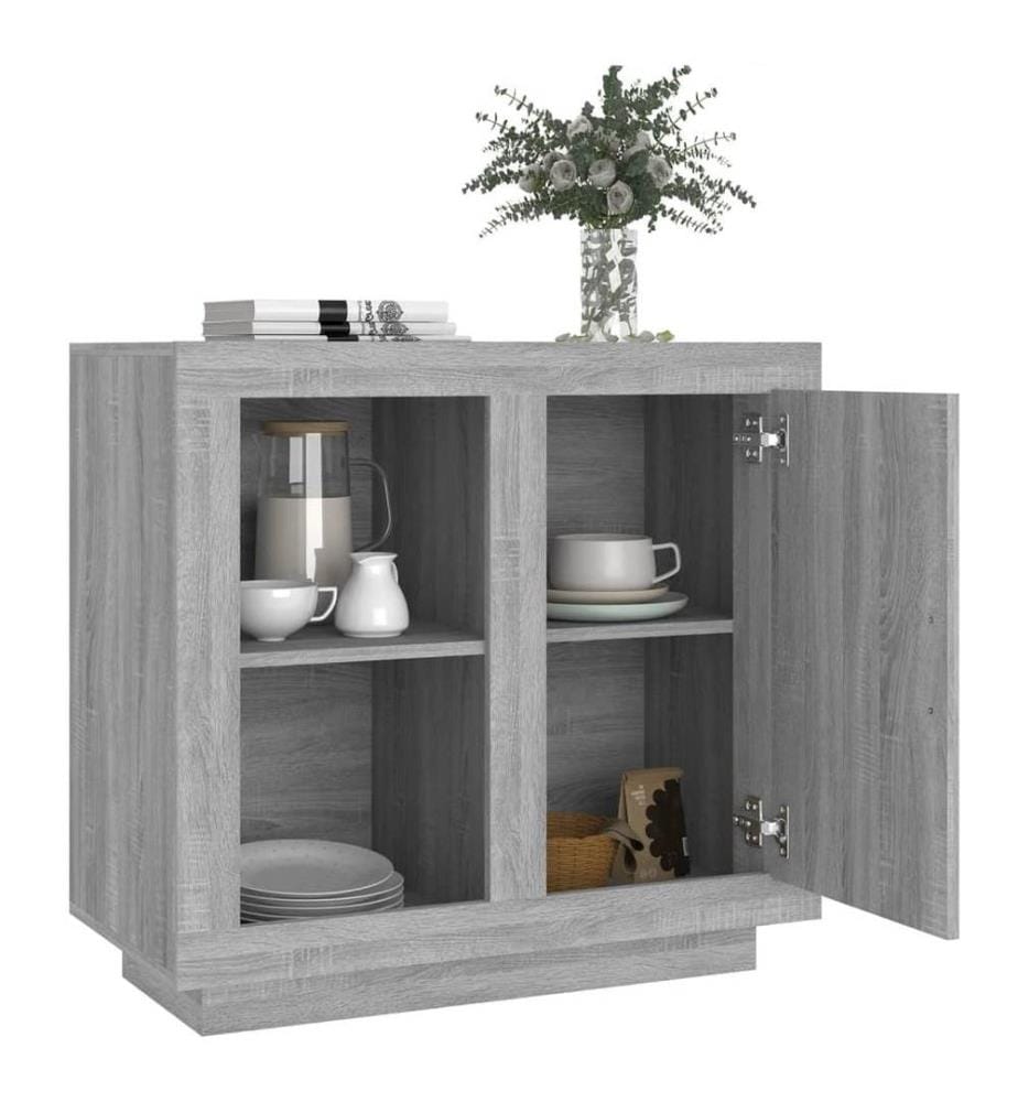 Sideboard Grau Sonoma 80x40x75 cm