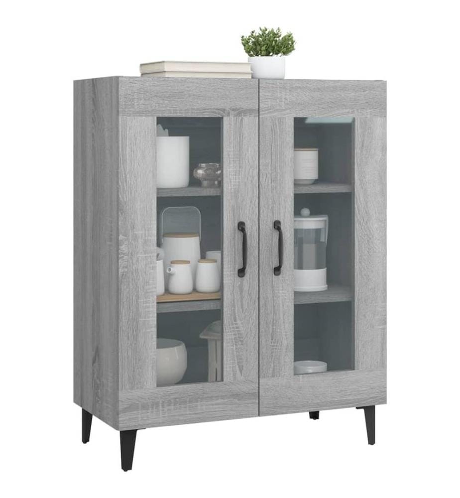 Buffet sonoma gris 69,5x34x90 cm bois d'ingénierie