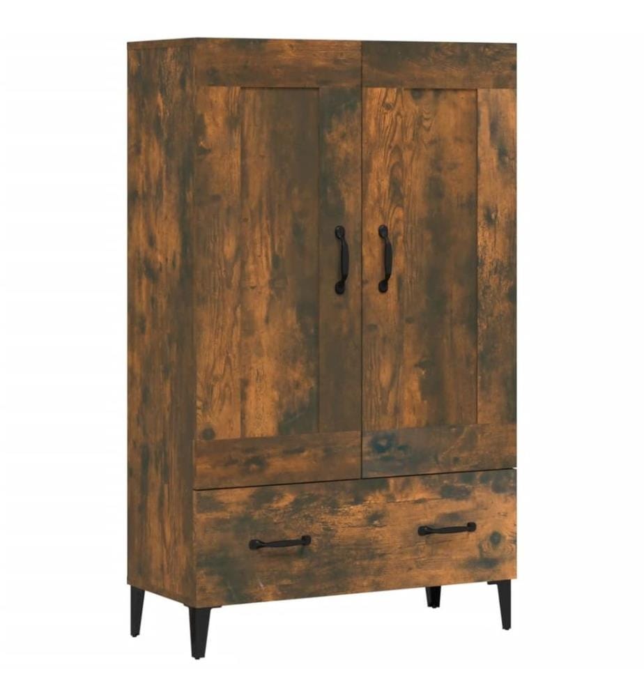 Highboard Räuchereiche 70x31x115 cm Holzwerkstoff