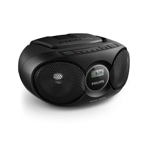 PHILIPS - Lecteur radio/CD AZ215 Noir