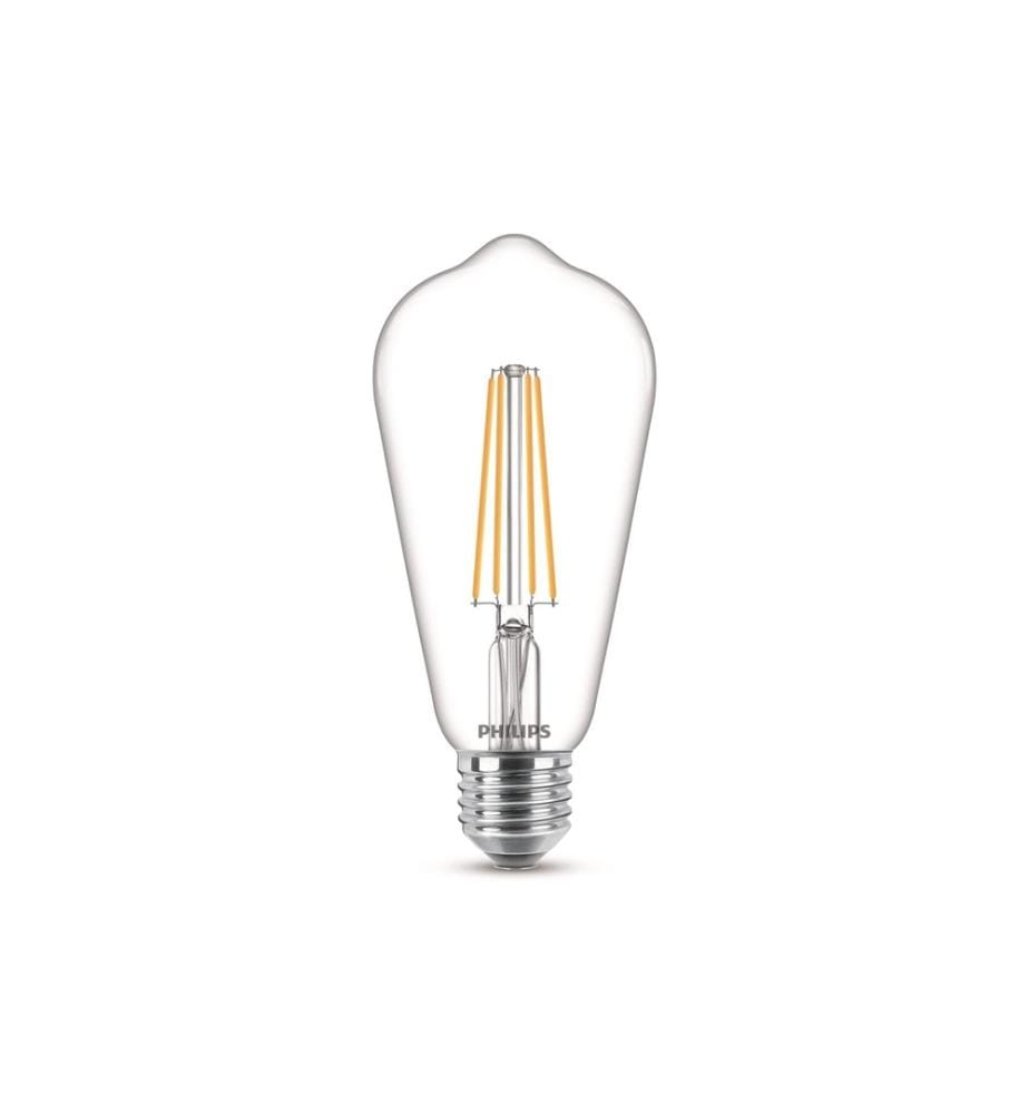 PHILIPS - Lampe LEDcla 40W E27 ST64 WW CL ND Blanc chaud (WW)