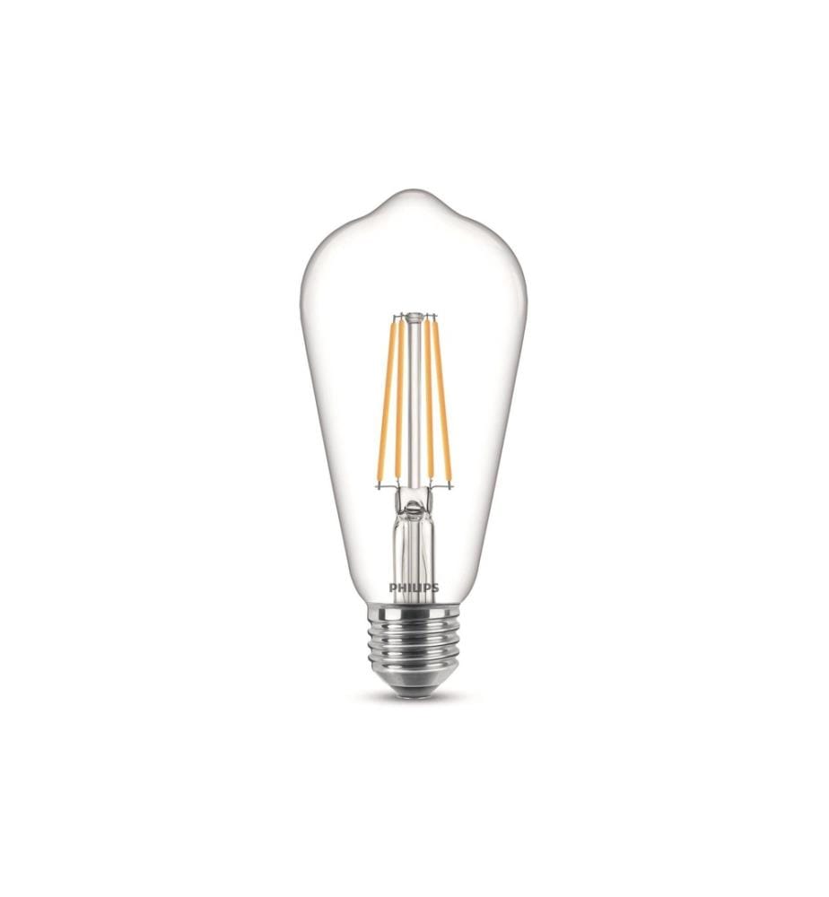 PHILIPS - Lampe LEDcla 60W E27 ST64 WW CL ND Blanc chaud (WW)