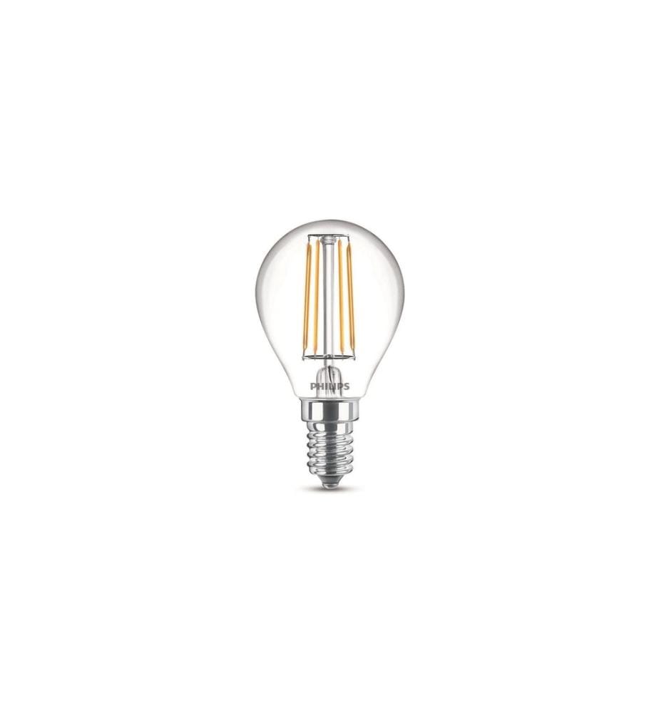 PHILIPS - Lampe LEDcla 40W E14 P45 WW CL ND 2PF Blanc chaud (WW)
