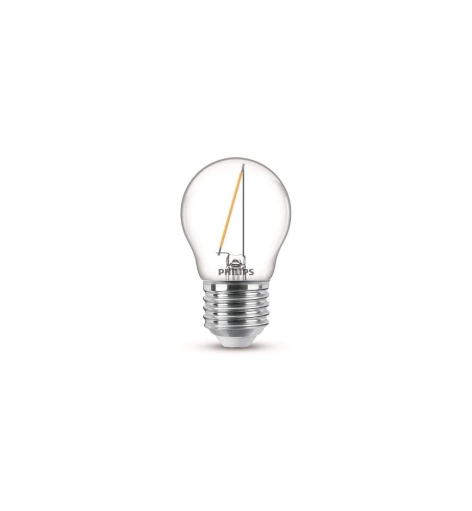 PHILIPS - Lampe LEDcla 15W E27 P45 WW CL ND Blanc chaud (WW)