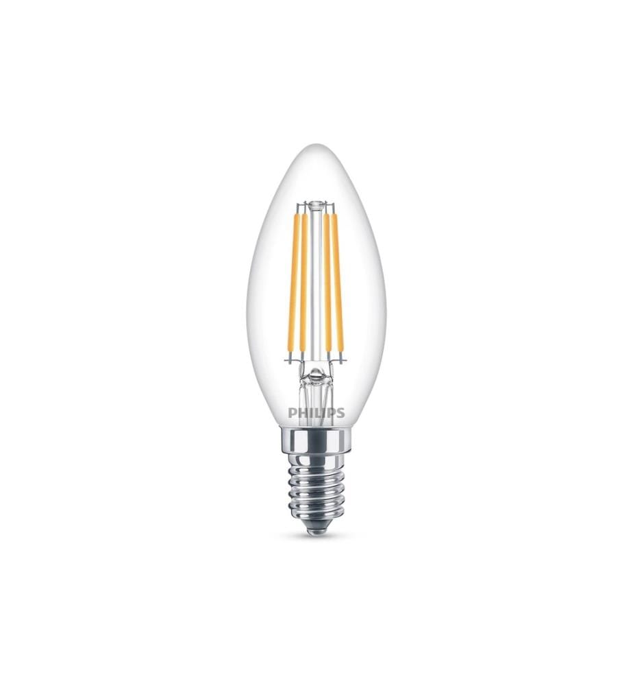 PHILIPS - Lampe LEDcla 60W E14 B35 WW CL ND Blanc chaud (WW)