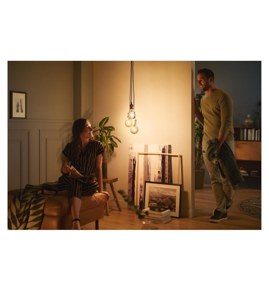 PHILIPS - Pendelleuchte Vintage E27, Rosegold