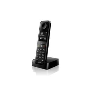 PHILIPS - Schnurlostelefon D4701B Schwarz