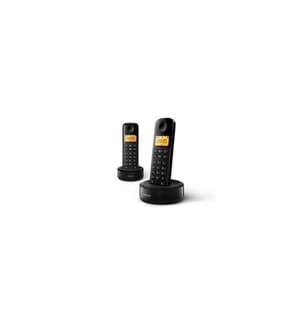 PHILIPS - Schnurlostelefon D1602B  Schwarz