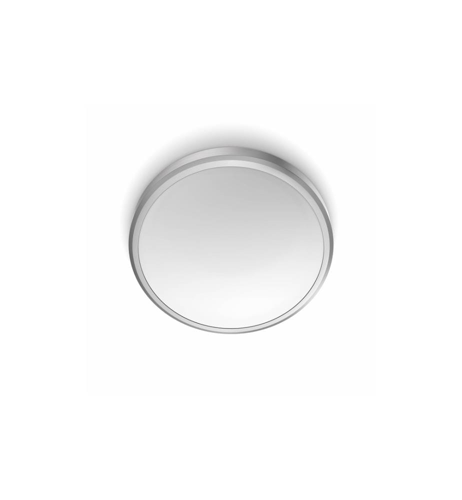 PHILIPS - Deckenleuchte Doris, 17W, 4000K, IP44, nickel