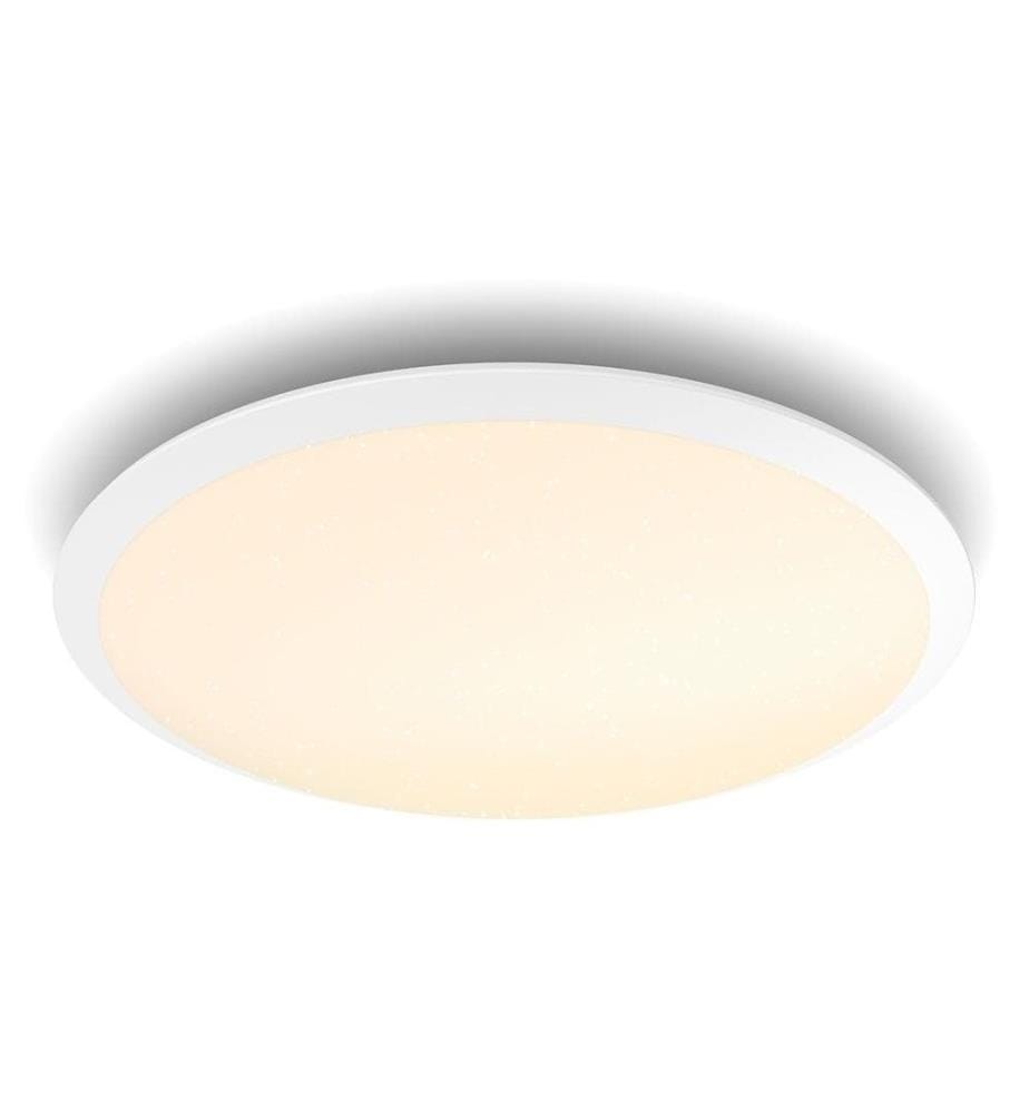 PHILIPS - Plafonnier Cavanal, 18 W, 1500 lm, 2700 K, blanc