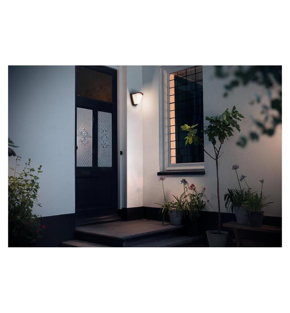 PHILIPS - Lampe murale Kiskadee, E27, 42 W, anthracite