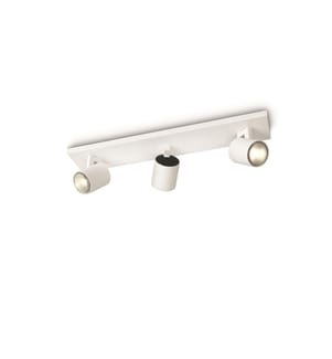 PHILIPS - Spot encastré Runner, 3 x GU10, 20 W, blanc