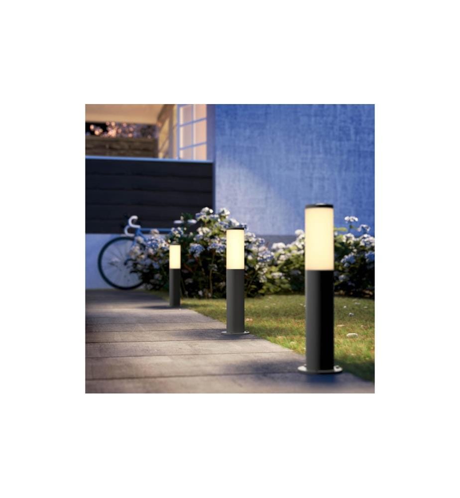 PHILIPS - Sockelleuchte Utrecht, 45 cm, 20W, E27, Anthrazit