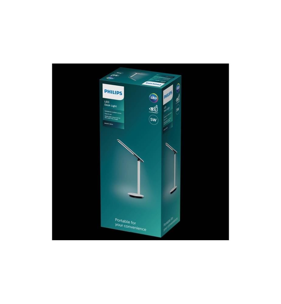 PHILIPS - Lampe de bureau Ivory DSK203 27-50K Blanc Variable