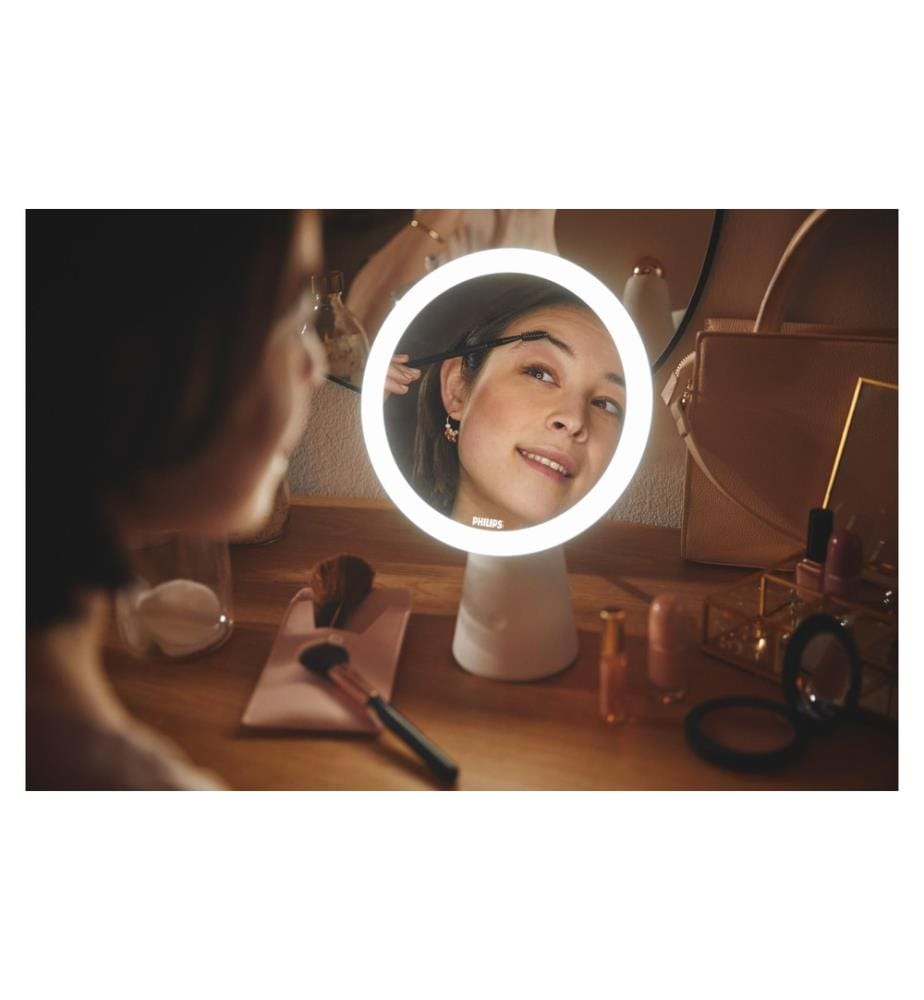 PHILIPS - Lampe de table Mirror DSK205, 4.5W 30-50K Blanc Blanc
