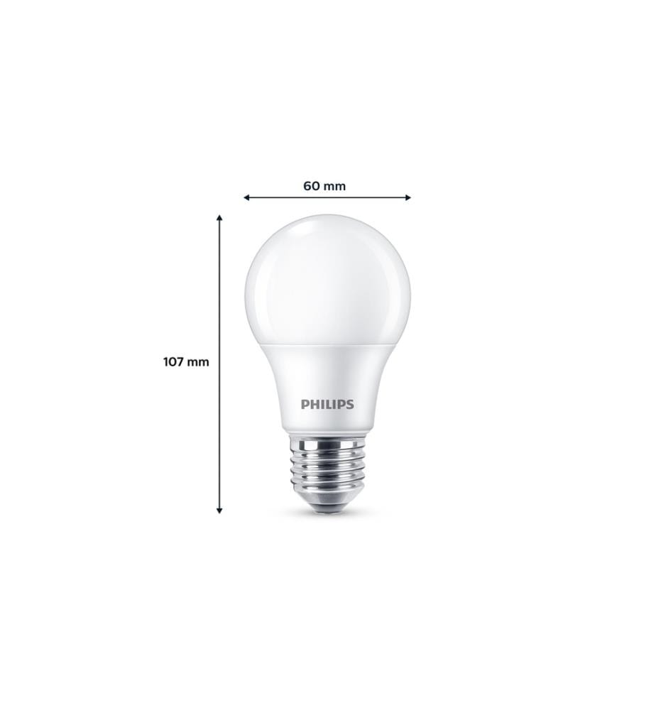 PHILIPS - Lampe LED 40W A60 E27 WW FR ND 2CT/6 EC Blanc chaud (WW)