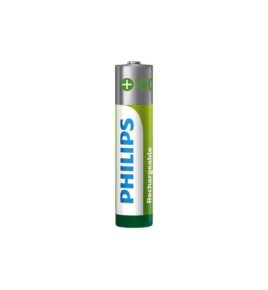 PHILIPS - Batterie Rechargeable NiMH AAA 1000 mAh, 4 Pièce/s