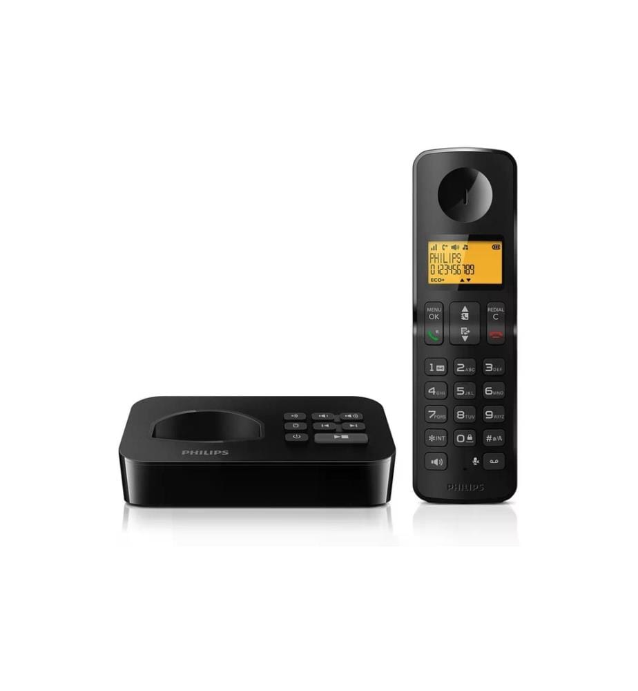 PHILIPS - Schnurlostelefon D2651B Schwarz