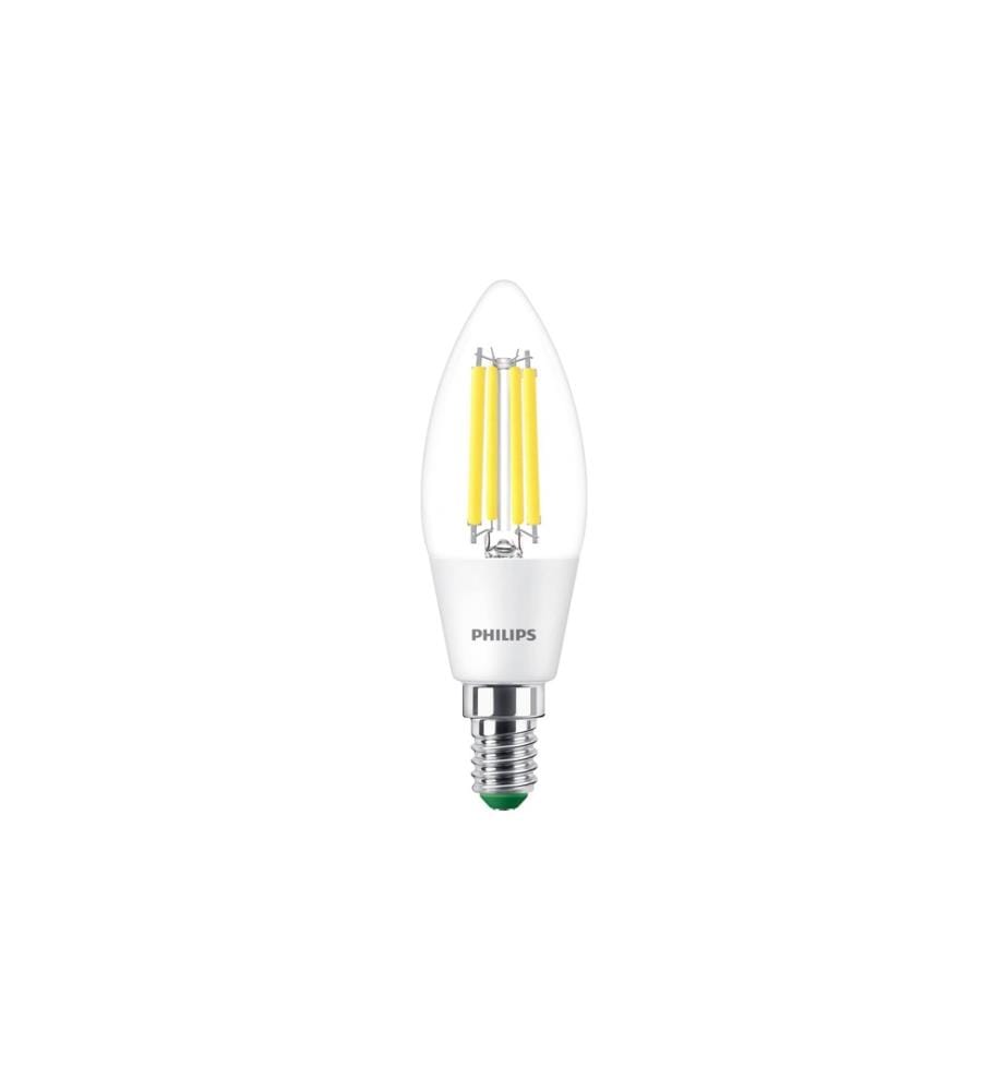 PHILIPS - Bougie E14 LED, ultra-efficace, blanc neutre, remplacement de 40W