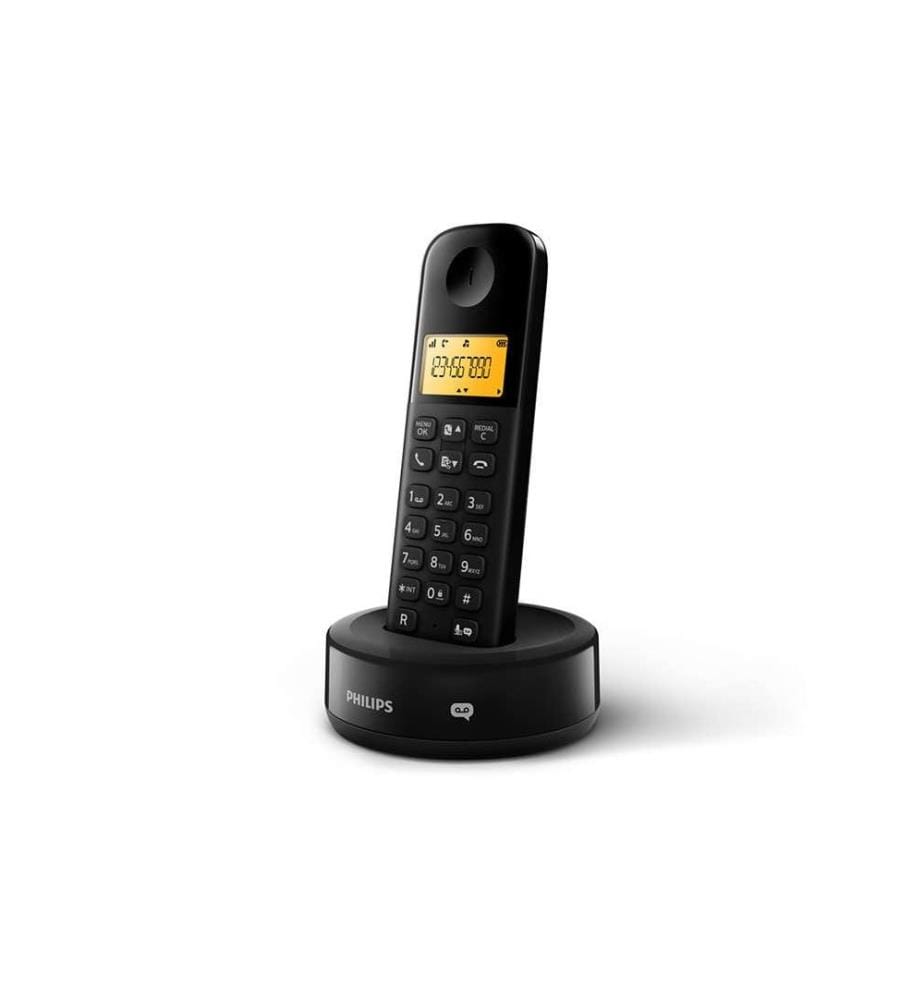 PHILIPS - Schnurlostelefon D1651B Schwarz