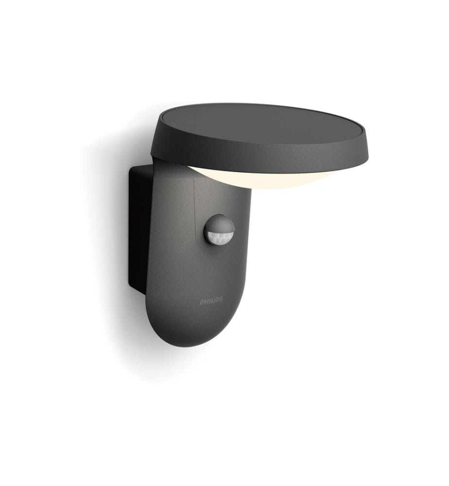 PHILIPS - Wandleuchte Tyla HV 9W mit Sensor, Anthrazit