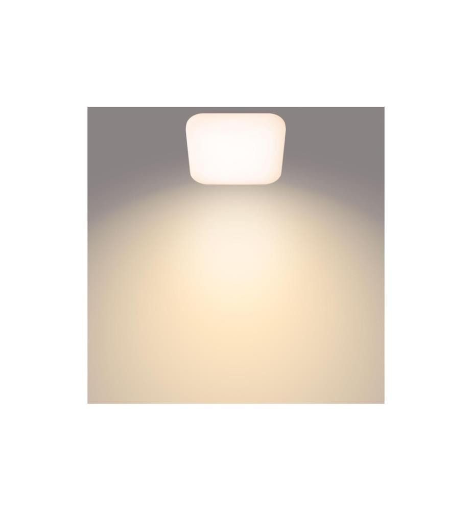 PHILIPS - Plafonnier Mauve 12W carré 2700K Blanc