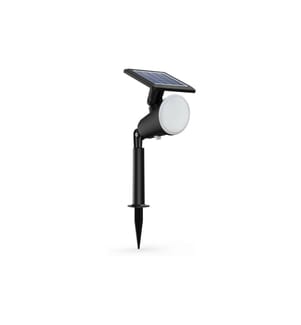PHILIPS - Solar Jivix Spotleuchte Spiess, Lichtsensor, 2700K, schwarz
