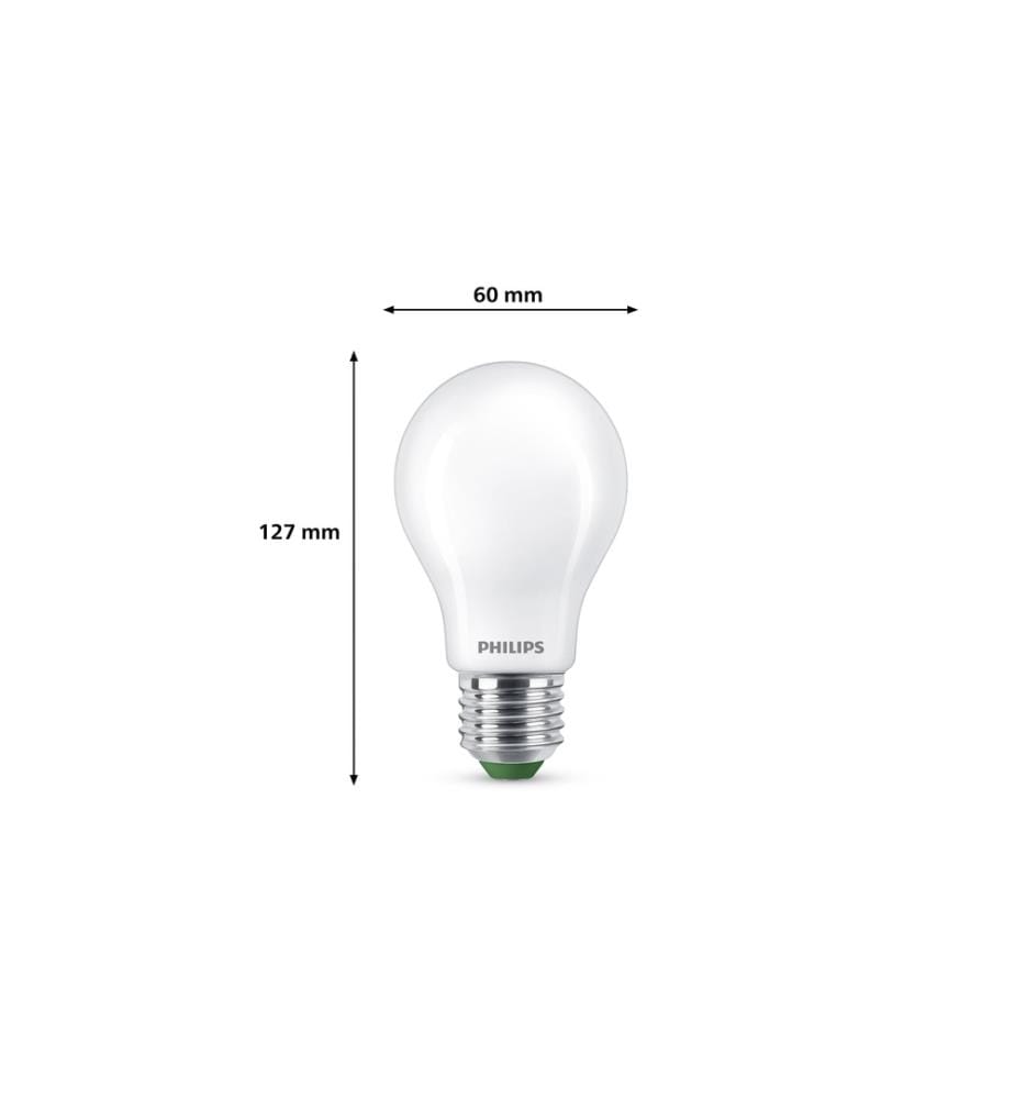 PHILIPS - Lampe LED CLA 60W A60 E27 2700K FR UE 3CT/4 EC Blanc chaud (WW)